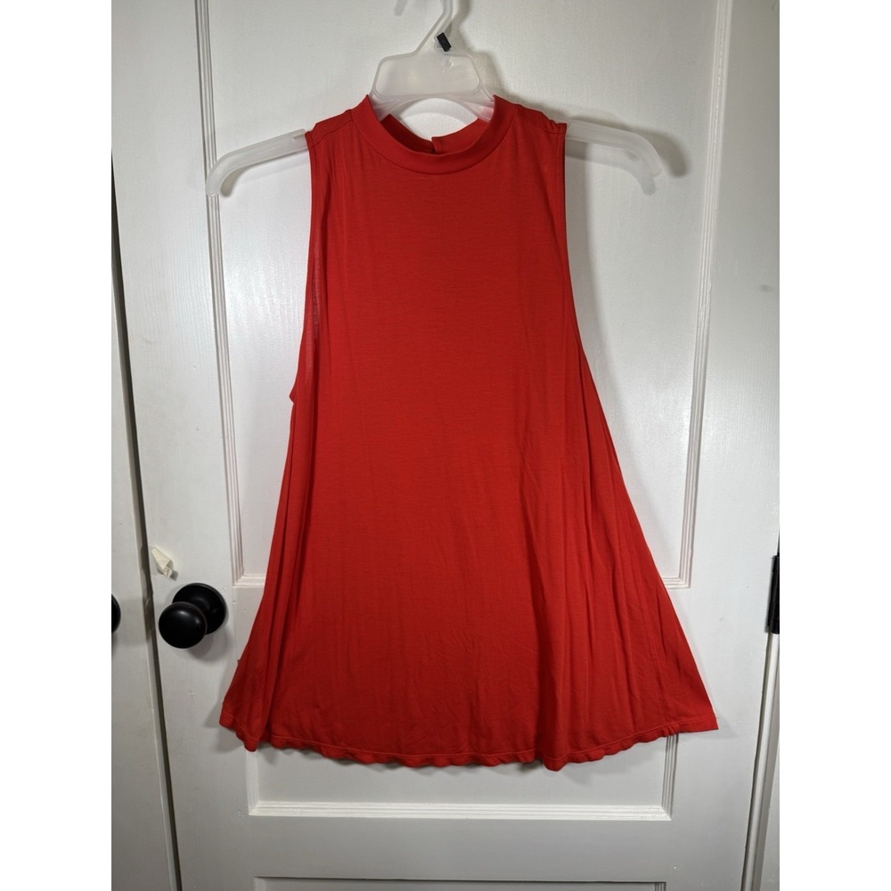 Loft‎ Swing Tunic, Orange, Sleeveless Size M